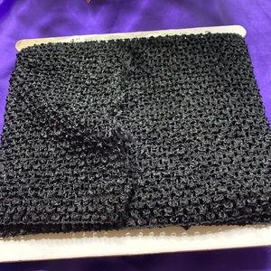 New π Crochet Knit Deco Lace Black 3 yards